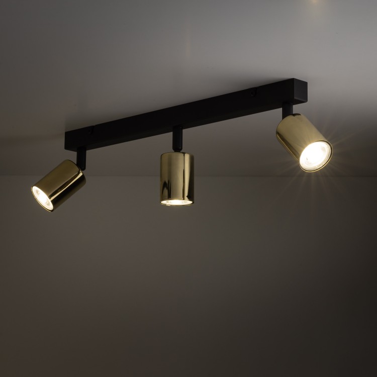 TOP GOLD 3 5968 TK Lighting Złoty, Czarny Złoty