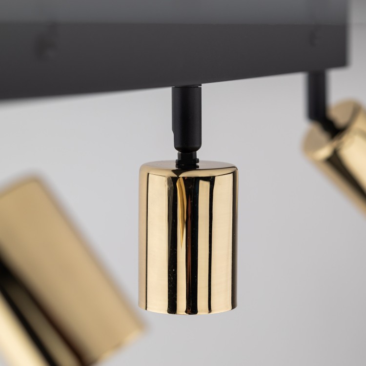 TOP GOLD 3 5968 TK Lighting Złoty, Czarny Złoty
