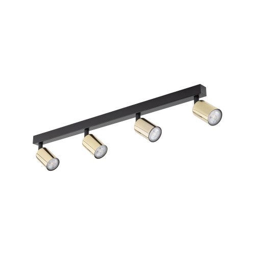 TOP GOLD 4 5969 TK Lighting Złoty, Czarny Złoty