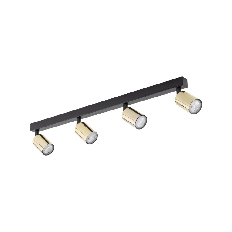 TOP GOLD 4 5969 TK Lighting Złoty, Czarny Złoty