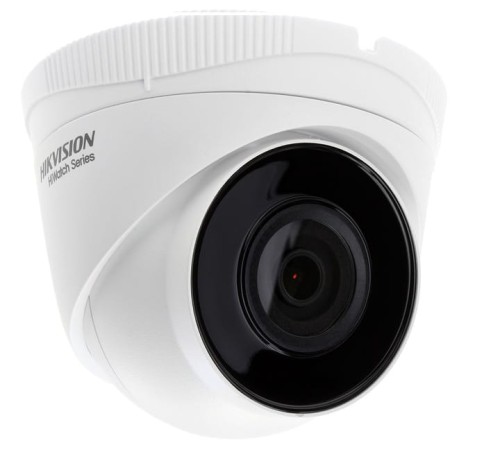 Zestaw do Monitoringu przewodowy 4-kanałowy CCTV IPKIT-T4-4CH HIKVISION 4 Kamery kopułkowe 4Mpx IP-CAM-T240H Full HD IP67 Rejestrator NVR-4CH 4-kanałowy zasilanie PoE kopułki kamerami kopułkowymi doświetlenie IR w nocy cyfrowa redukcja szumów system