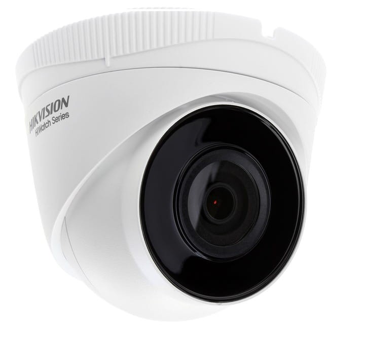 Zestaw do Monitoringu przewodowy 4-kanałowy CCTV IPKIT-T4-4CH HIKVISION 4 Kamery kopułkowe 4Mpx IP-CAM-T240H Full HD IP67 Rejestrator NVR-4CH 4-kanałowy zasilanie PoE kopułki kamerami kopułkowymi doświetlenie IR w nocy cyfrowa redukcja szumów system