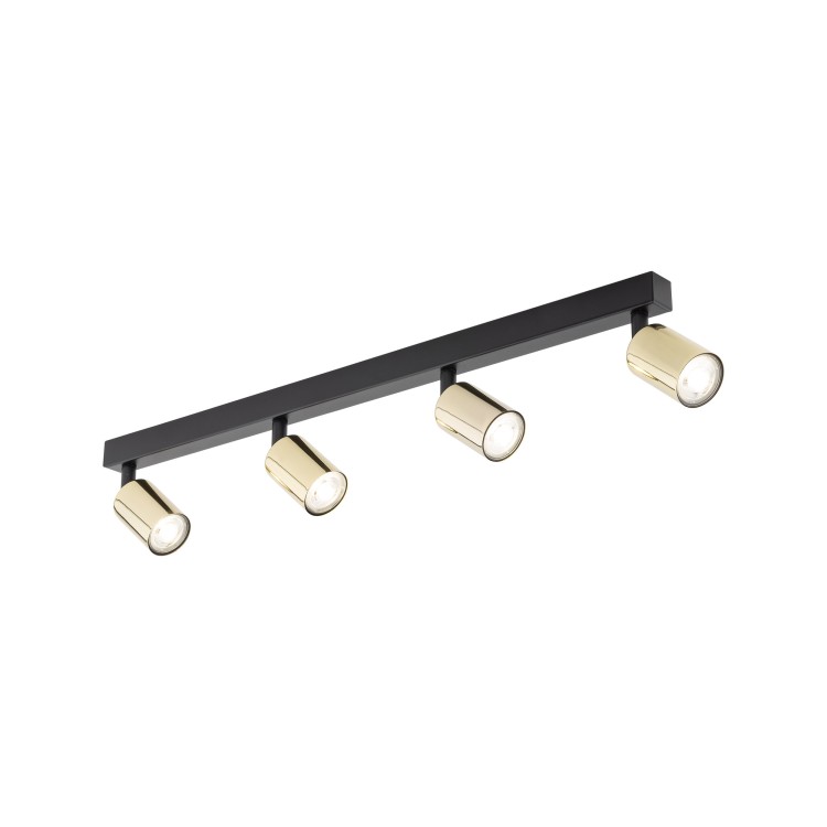 TOP GOLD 4 5969 TK Lighting Złoty, Czarny Złoty