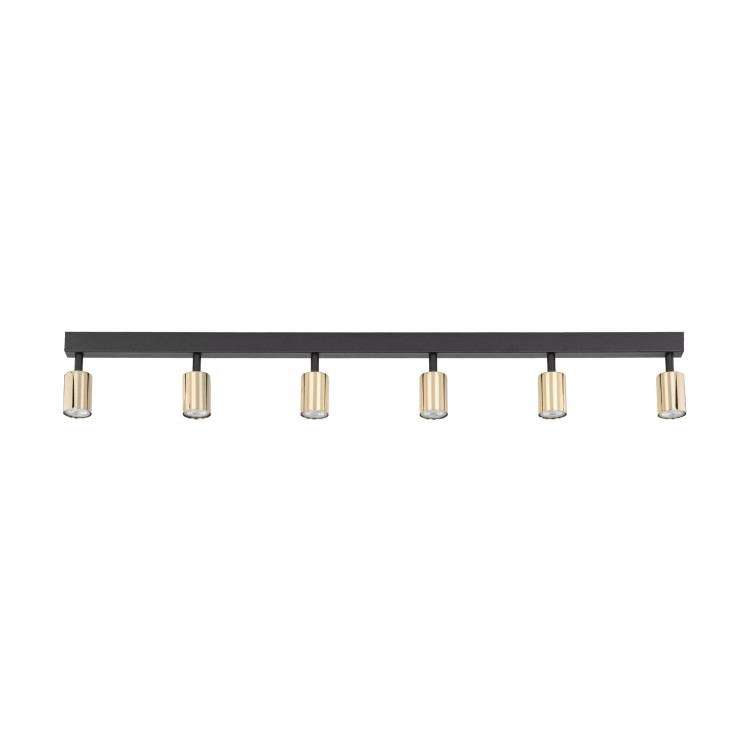 TOP GOLD 6 5970 TK Lighting Złoty, Czarny Złoty