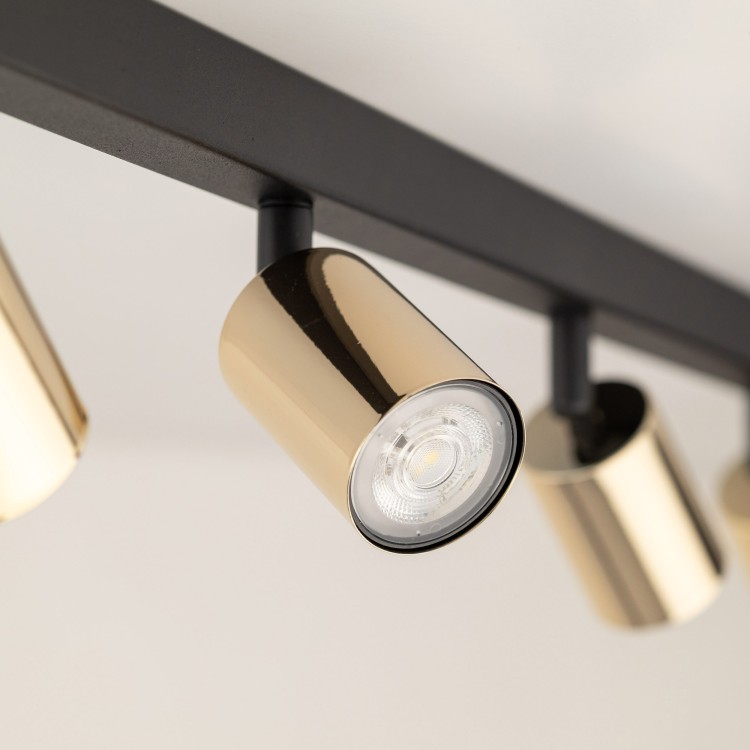 TOP GOLD 8 5997 TK Lighting Złoty, Czarny Złoty