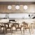 PULSE Lampa wisząca 5 4815 TK Lighting Biały, Sosna Juta, Biały