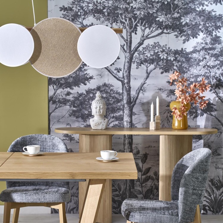 PULSE Lampa wisząca 5 4815 TK Lighting Biały, Sosna Juta, Biały