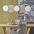 PULSE Lampa wisząca 5 4815 TK Lighting Biały, Sosna Juta, Biały