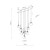 ESTERA BROWN Lampa wisząca 9 6149 TK Lighting Brązowy Bursztynowy