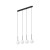 MARTIN BLACK WHITE Lampa wisząca 4 4503 TK Lighting Czarny Biały