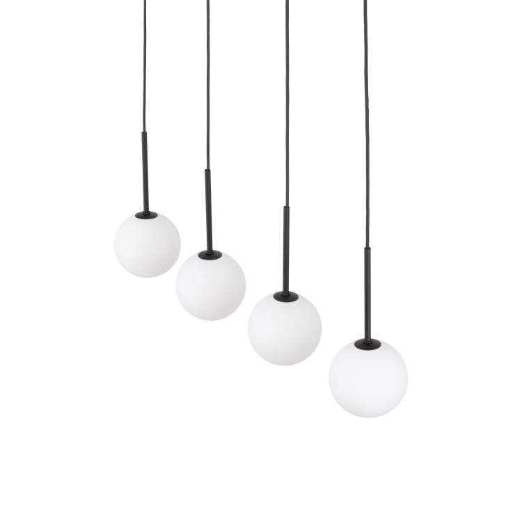 MARTIN BLACK WHITE Lampa wisząca 4 4503 TK Lighting Czarny Biały