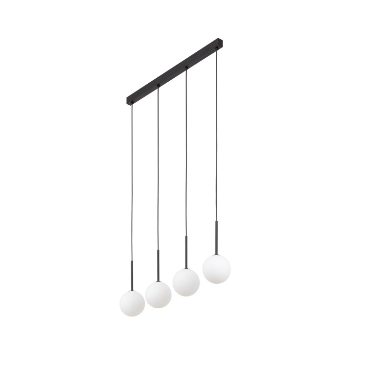 MARTIN BLACK WHITE Lampa wisząca 4 4503 TK Lighting Czarny Biały