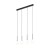 MARTIN BLACK WHITE Lampa wisząca 4 4503 TK Lighting Czarny Biały