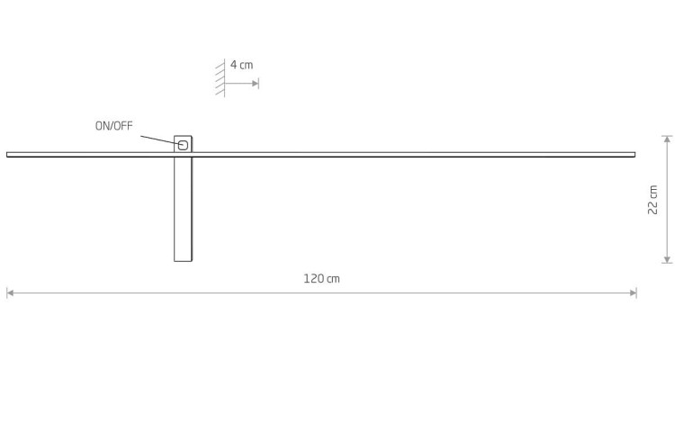 Lampa ścienna z włącznikiem IMPULSE LED L 8117 NOWODVORSKI Lighting 15W 3000K Loft oprawa oświetleniowa nowoczesny kinkiet dekoracyjny metalowy ze ściemniaczem Inspiracje Premium