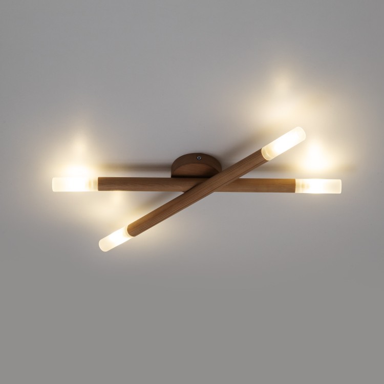 NOBLE Lampa sufitowa 4 4524 TK Lighting Biały, Sosna Biały
