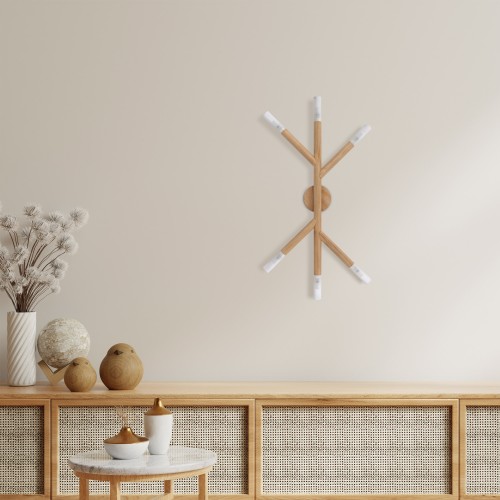 NOBLE Lampa sufitowa 6 4525 TK Lighting Biały, Sosna Biały
