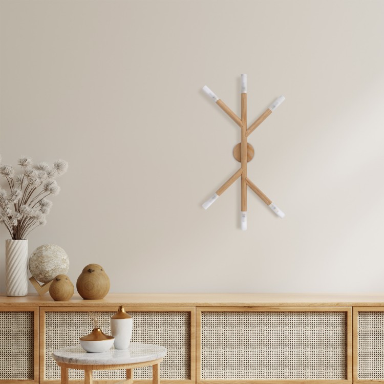 NOBLE Lampa sufitowa 6 4525 TK Lighting Biały, Sosna Biały