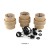 CALISTO JUTA Lampa wisząca 3 5403 TK Lighting Czarny Juta
