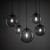 ESME GRAPHITE Lampa wisząca 5 5382 TK Lighting Czarny Grafitowy