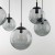 ESME GRAPHITE Lampa wisząca 5 5382 TK Lighting Czarny Grafitowy