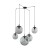 ESME GRAPHITE Lampa wisząca 5 5382 TK Lighting Czarny Grafitowy