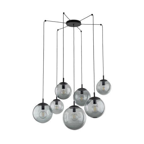 ESME GRAPHITE Lampa wisząca 7 5385 TK Lighting Czarny Grafitowy
