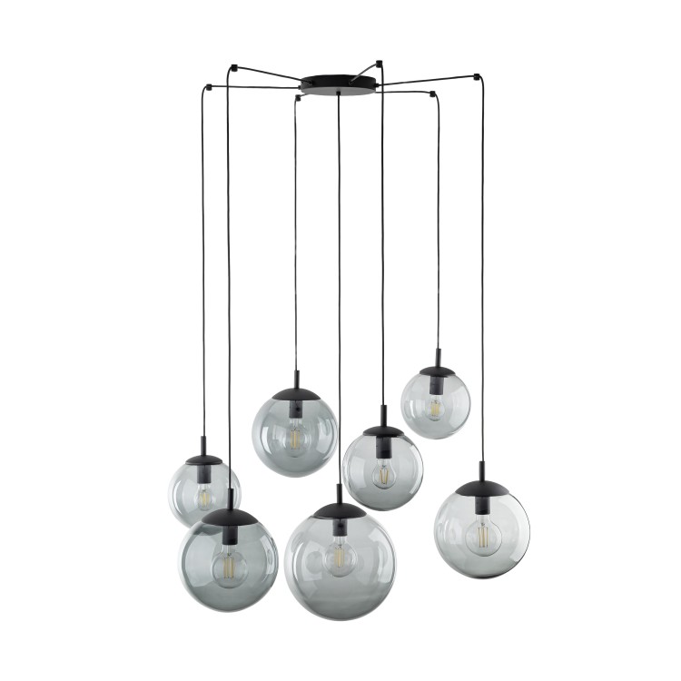 ESME GRAPHITE Lampa wisząca 7 5385 TK Lighting Czarny Grafitowy