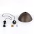 FARO BROWN Lampa wisząca 1 340 4332 TK Lighting Brązowy Brązowy
