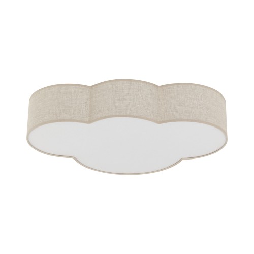 CLOUD LINEN Lampa sufitowa 4 4336 TK Lighting Biały Len