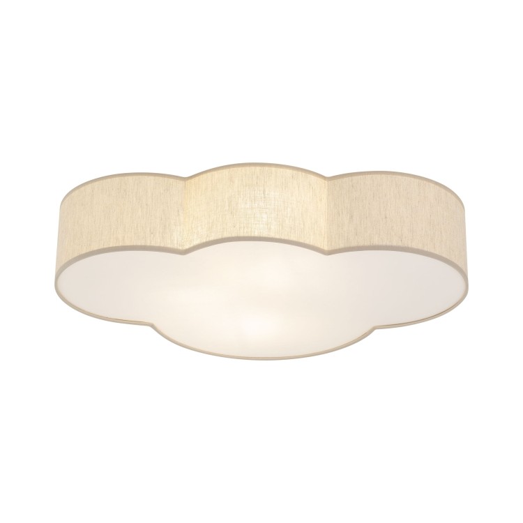 CLOUD LINEN Lampa sufitowa 4 4336 TK Lighting Biały Len