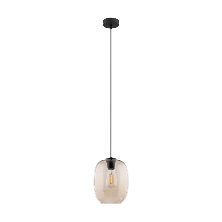 ELIO TOPAZ Lampa wisząca 1 4338 TK Lighting Czarny Topaz