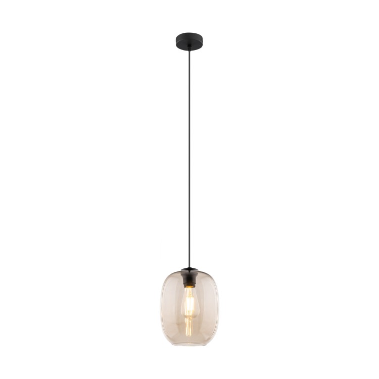 ELIO TOPAZ Lampa wisząca 1 4338 TK Lighting Czarny Topaz