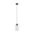 ELIO TRANSPARENT Lampa wisząca 1 4339 TK Lighting Czarny Transparentny
