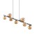 ESTERA BROWN Lampa wisząca 9 4340 TK Lighting Brązowy Bursztynowy