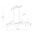 ESTERA BROWN Lampa wisząca 9 4340 TK Lighting Brązowy Bursztynowy