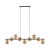 ESTERA BROWN Lampa wisząca 9 4340 TK Lighting Brązowy Bursztynowy