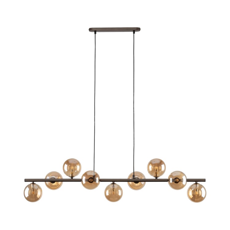 ESTERA BROWN Lampa wisząca 9 4340 TK Lighting Brązowy Bursztynowy