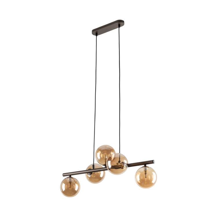 ESTERA BROWN Lampa wisząca 5 6105 TK Lighting Brązowy Bursztynowy
