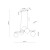 ESTERA BROWN Lampa wisząca 5 6105 TK Lighting Brązowy Bursztynowy