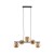 ESTERA BROWN Lampa wisząca 5 6105 TK Lighting Brązowy Bursztynowy