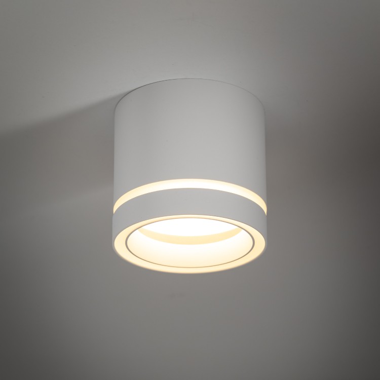 JET WHITE GX53 + Żarówka LED GX53 7W 4100 K 4334 TK Lighting Biały Biały