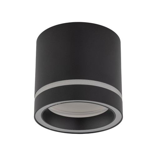 JET BLACK GX53 + Żarówka LED GX53 7W 4100 K 4351 TK Lighting Czarny Czarny