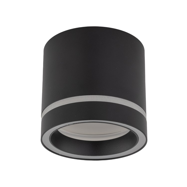 JET BLACK GX53 + Żarówka LED GX53 7W 4100 K 4351 TK Lighting Czarny Czarny