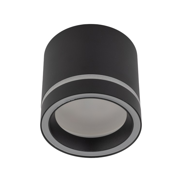 JET BLACK GX53 + Żarówka LED GX53 7W 4100 K 4351 TK Lighting Czarny Czarny