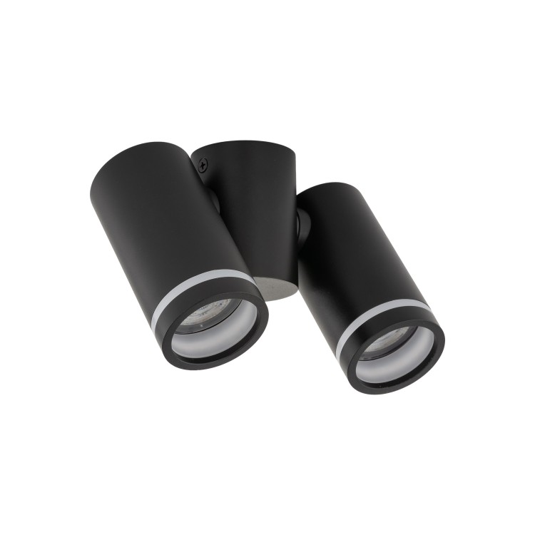 JET SET BLACK 2xGU10 4539 TK Lighting Czarny Czarny