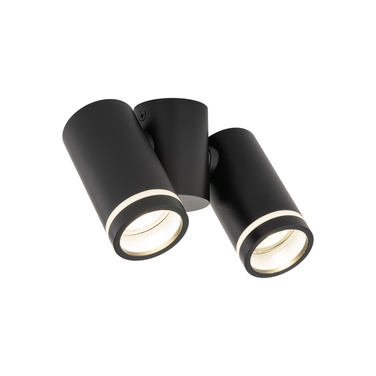 JET SET BLACK 2xGU10 4539 TK Lighting Czarny Czarny