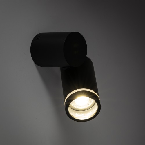 JET SET BLACK 1XGU10 5349 TK Lighting Czarny Czarny