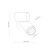 JET SET WHITE 1xGU10 5393 TK Lighting Biały Biały