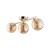 ESTERA GOLD Lampa sufitowa 3 5418 TK Lighting Złoty Bursztynowy