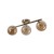 ESTERA GOLD Lampa sufitowa 3 5418 TK Lighting Złoty Bursztynowy